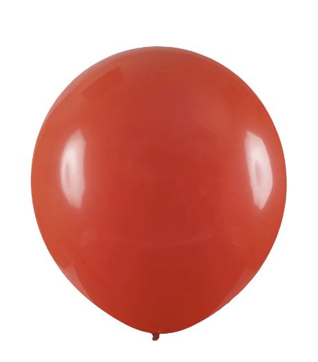 Balão Art-Latex Redondo Liso N° 7- Vermelho Rubi - 50 Unds