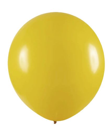 Balão de Látex Redondo N° 7 Amarelo – Pacote com 50 Unidades | Art-Latex para Decoração de Festas