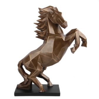 Escultura Cavalo Empinado Bronze