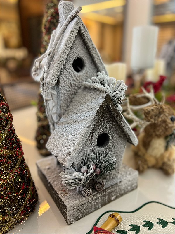 Casinha de Pássaro Nevada 31 cm