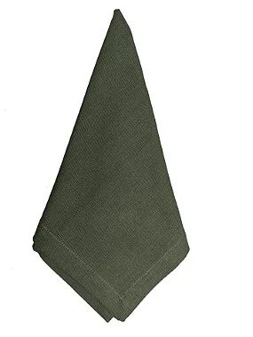 Kit com 2 Guardanapos Linho Verde Militar