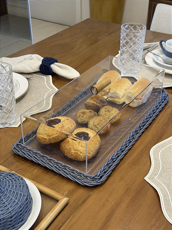 Prancha Retangular Vime Jeans G C/ Tampa Acrilico