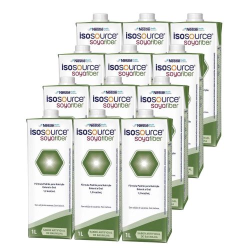 Isosource Soya Fiber Baunilha - 1L -12 und