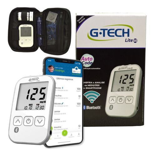 Kit Glicosimetro Lite Smart com 10Tiras