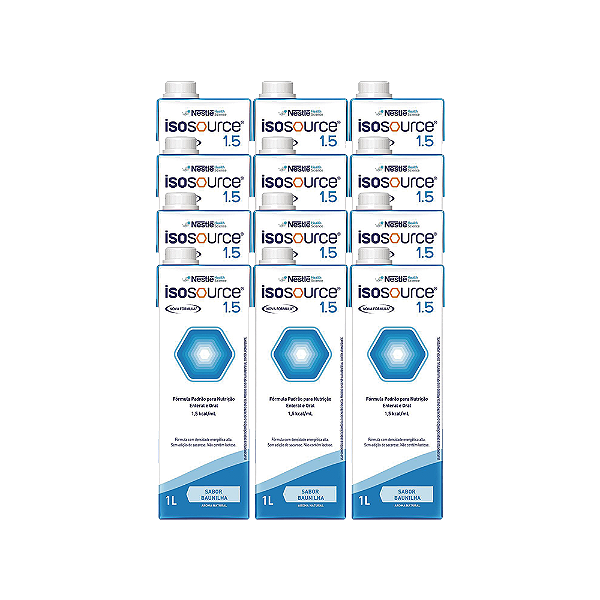 Isosource 1.5 Baunilha - 1L - 12 und