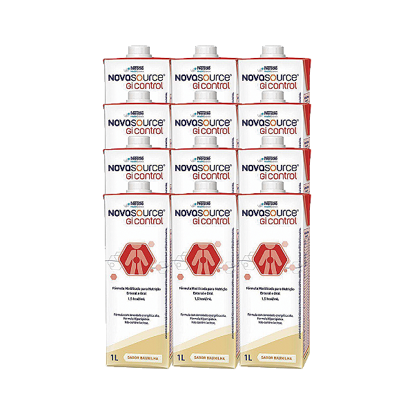 Novasource Gi Baunilha - 1L - 12 und
