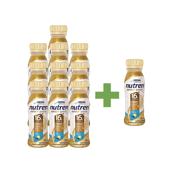 Nutren Senior Baunilha 200ml (10 und + 1 und Brinde)