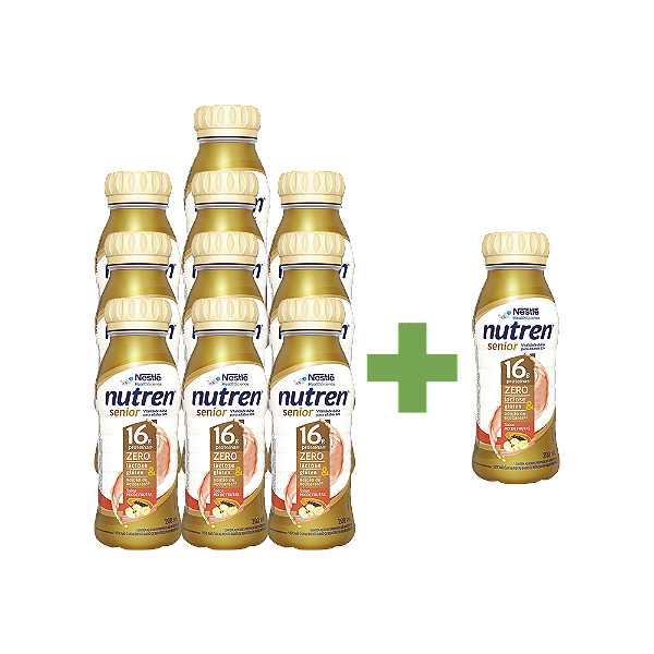 Nutren Senior Mix de Frutas - 200mL (10 und + 1 und Brinde)