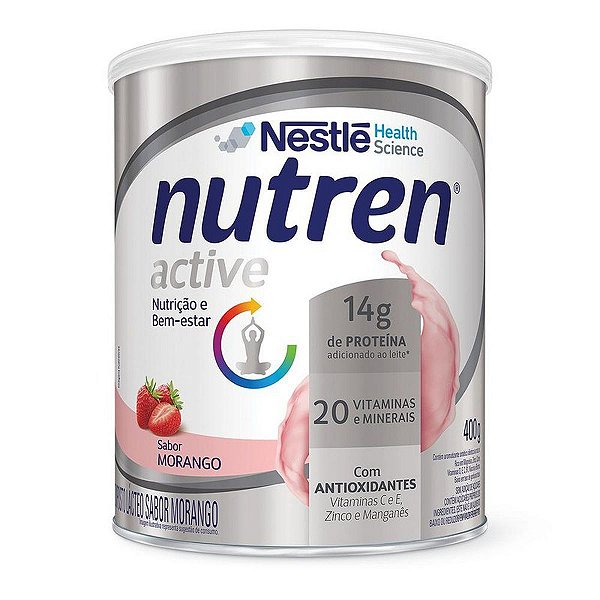 Nutren Active Morango - Lata 400G