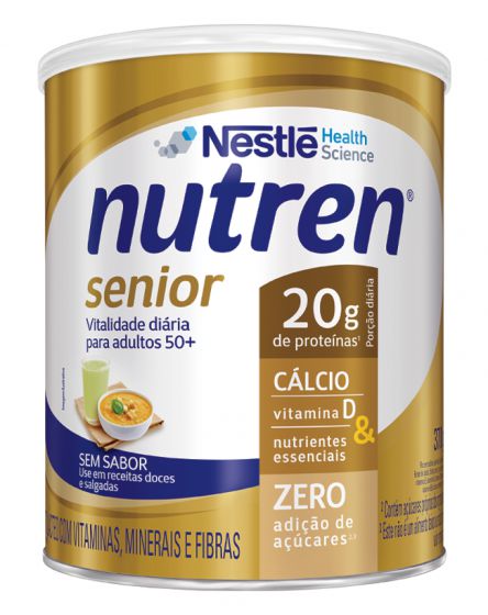 Nutren Senior Pó - Sem Sabor - Lata 370G