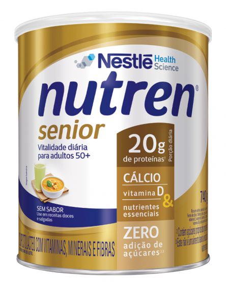 Nutren Senior Pó - Sem Sabor - Lata 740G