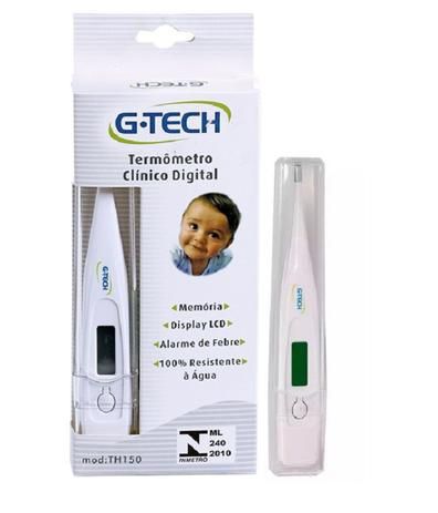 Termômetro Clínico Digital Branco - G Tech