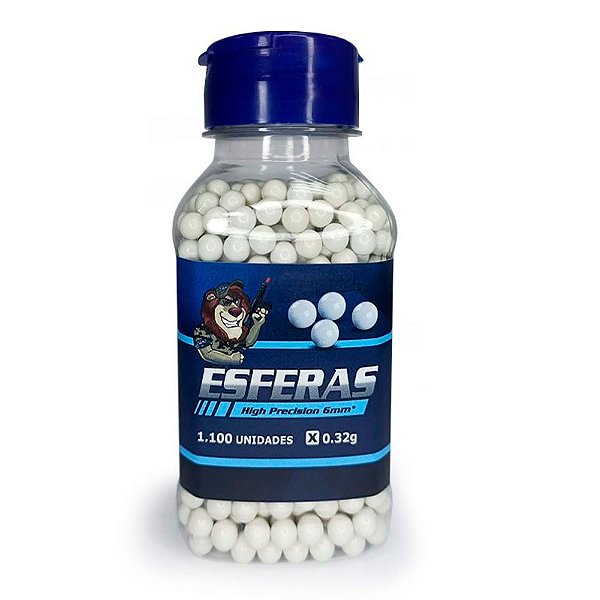 BBs Munição para Airsoft Premium 0.32g 1.100un - Leão Modelismo