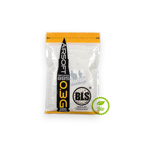 BBs Munição para Airsoft BLS Perfect 0.30 6mm C/2000 und (600g)