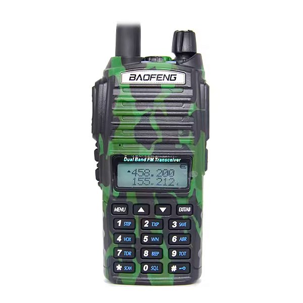 Rádio Ht Comunicador Baofeng Dual Band Uv-82 - Camuflado