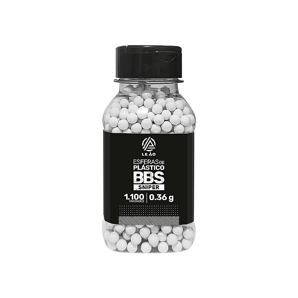 BBs Munição para Airsoft Premium 0.36 1.100un - Leão Modelismo