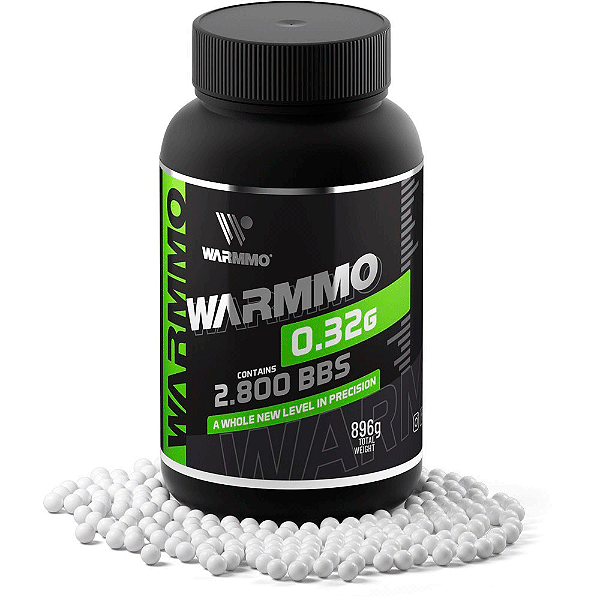 BBs Munição para Airsoft Premium 0.32 2.800un - Warmmo