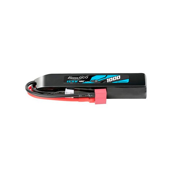 Bateria Lipo 45C 11,4V 1000mAh 3S1P Gens Ace Deans