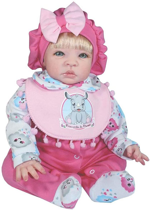 Boneca Reborn Doll Realist Brianna com Acessórios