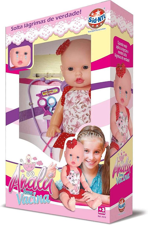 Boneca Analú Toma Vacina