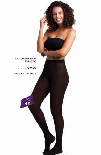 Meia Calça Adulta Fio 40 Trifil WO6345