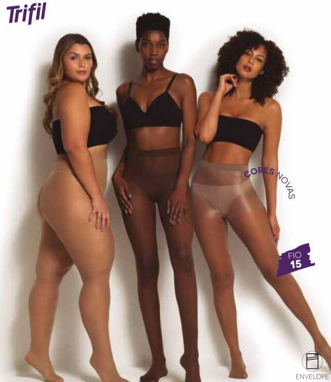 Meia Calça 1XG Cor Mel Adherence Trifil 6416