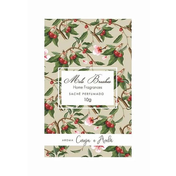Sache Aromatizador Cereja e Avela 10g Mels Brushes