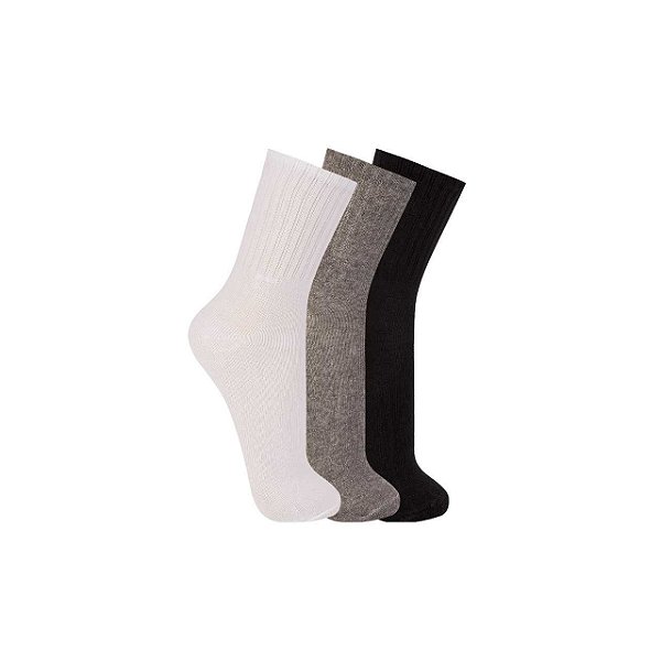 Meia T8001K Trifil Esportiva C/3