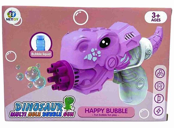 Lançador de Bolha de Sabão Dino 0623 Nettoy