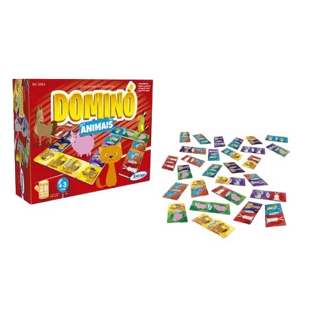 Jogo Dominó Animais 52465 Xalingo