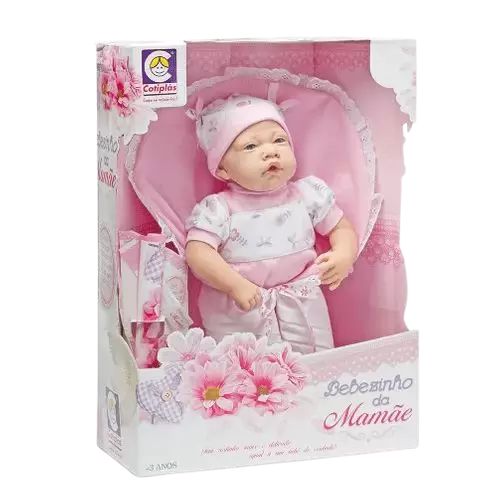 Boneca Bebezinho Da Mamãe Com Macacão 2082 Cotiplás