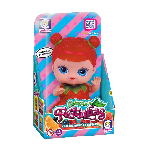 Boneca Coleção Frutinhas Morango 2285 Cotiplás