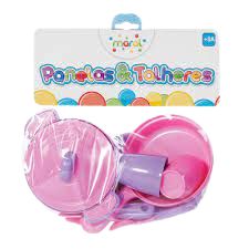 kit panela E talheres menina 1025 maral