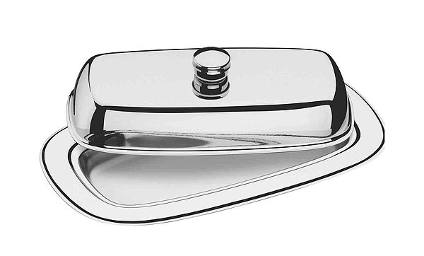 Manteigueira com Tampa Aço Inox Tramontina 61424/000