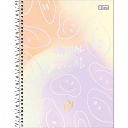 Caderno Espiral Capa Dura Universitário 10 Matérias Capricho Tilibra