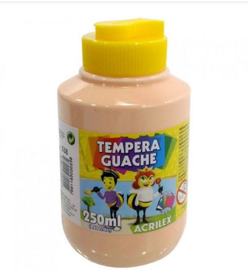 TINTA GUACHE 250ML 538 PESSEGO ACRILEX