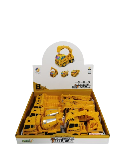 CAMINHAO FRICCAO LUZ E SOM MAQUINAS 15CM IMCOL TOYS