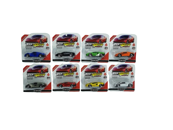 CARRINHO TOP SPEED 7CM METAL IMCOL TOYS