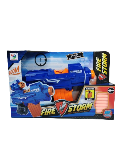 LANCA DARDOS 17CM USA PILHAS AUTOMÁTICA IMCOL TOYS