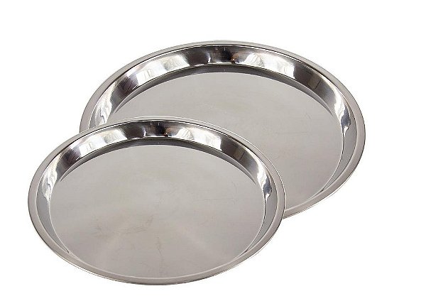BANDEJA REDONDA IMCOL INOX 40CM 1022