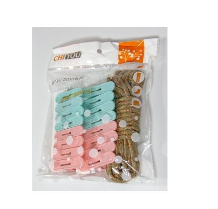 CORDA P/VARAL + 16 GRAMPOS PLAST.4312 IMCOL