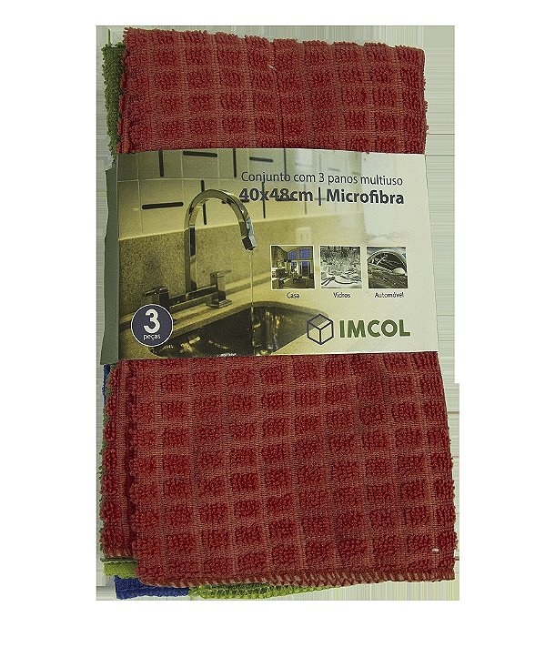 PANO MICROFIBRA IMCOL 3PCS 40X48 0766