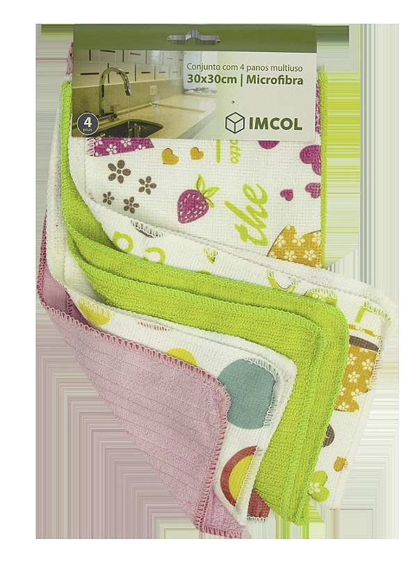 PANO MICROFIBRA IMCOL 4PCS 30X30 0765