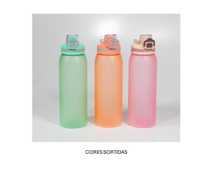 GARRAFA SQUEEZE PLASTICA 900ML SORTIDA 4038 IMCOL