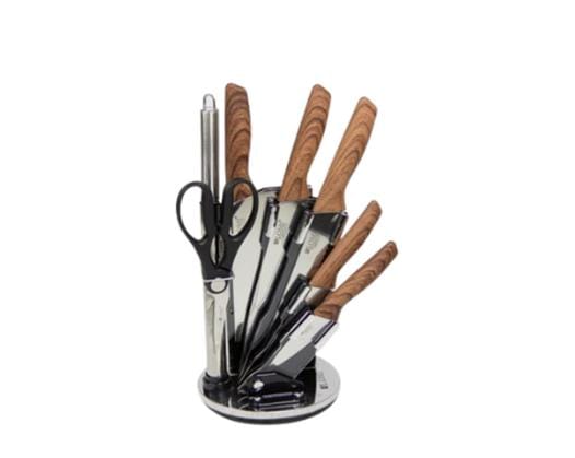 JOGO DE FACAS CHEF 8P C/SUPORTE GIRATORIO 4096 IMCOL