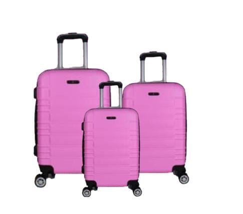 MALA VIAGEM IMCOL JG 3PCS 0891 ROSA COM EXPANSOR
