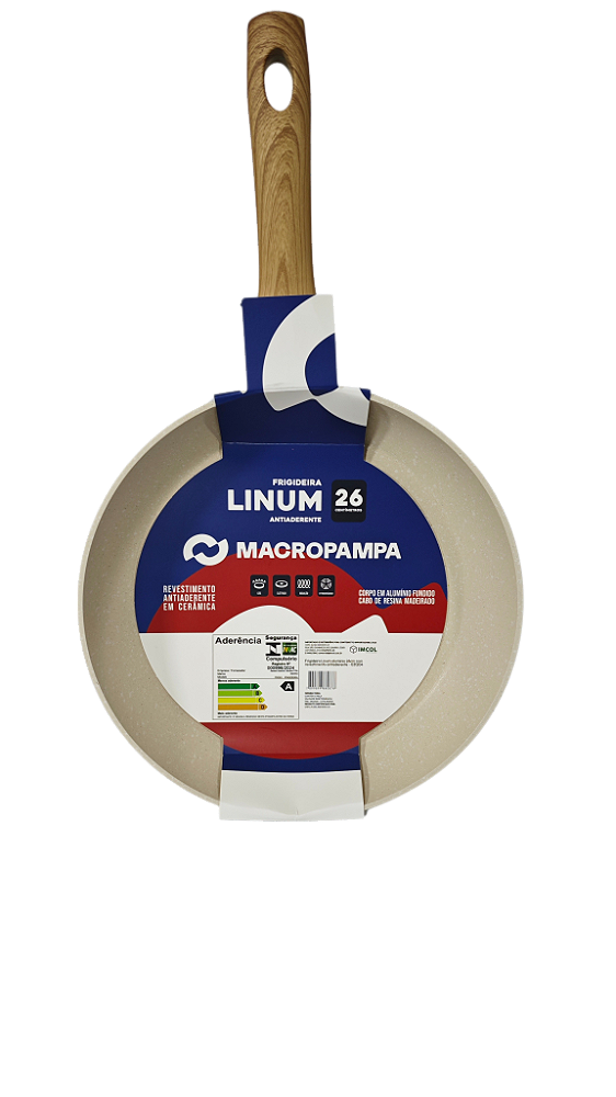 FRIGIDEIRA ANTIADERENTE CERÂMICA LINUM 26CM - IMCOL