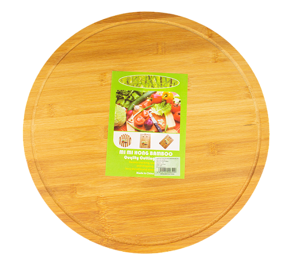 TABUA PIZZA BAMBU REDONDA 40CM - IMCOL