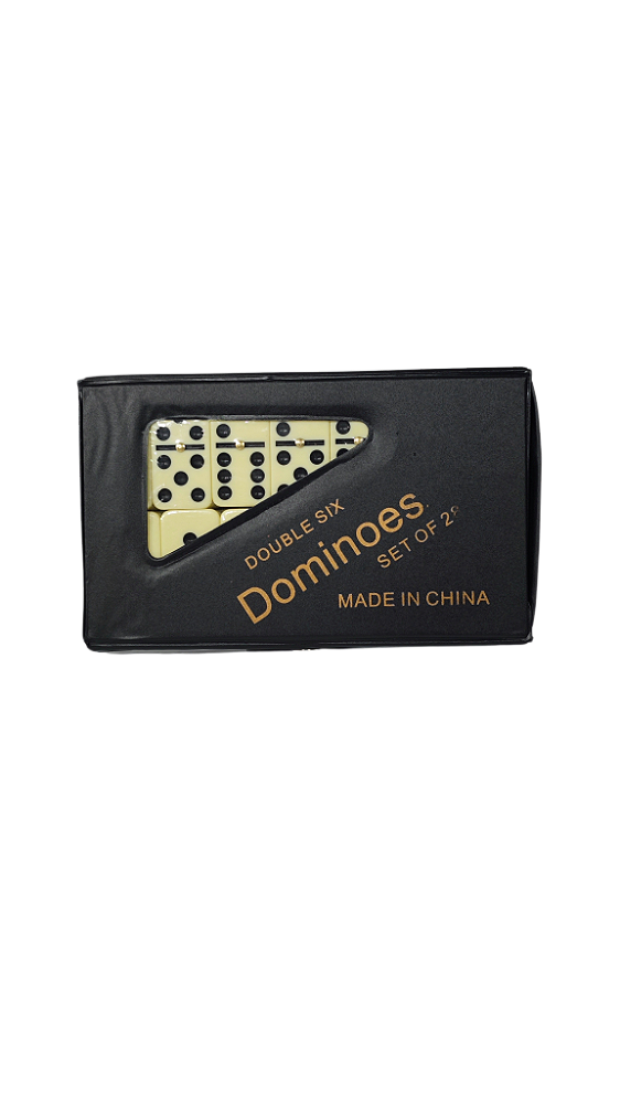 JOGO DE DOMINÓ DOUBLE SIX PEÇAS GRANDES - IMCOL