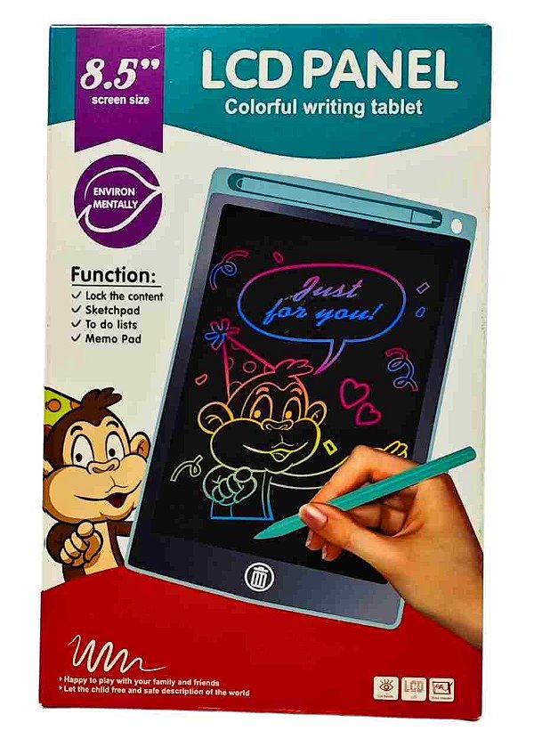 LOUSA MÁGICA LCD PANEL 21X14CM 8,5 POL - IMCOL TOYS